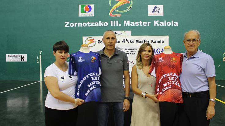 Bizkaitar batek jantziko du lehenengoz Master Kaiolako txapela 