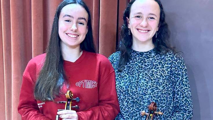 Nahia Olivares eta Lide Román Euskadiko Ikasleen Orkestrarako aukeratu dituzte