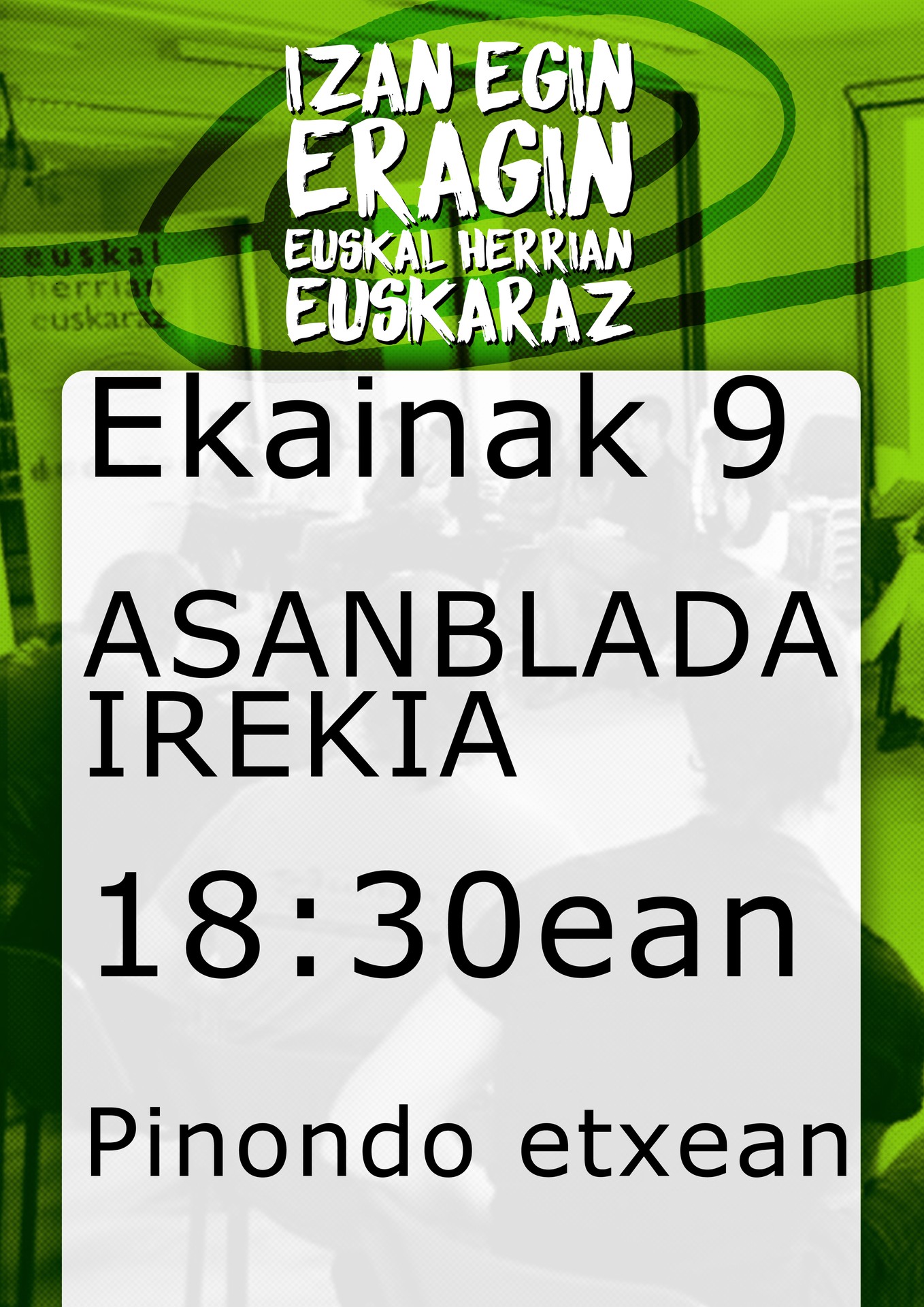 Izan, egin, eragin euskal herrian euskaraz