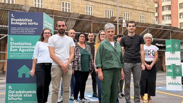 Durangoko EH Bilduk 10 neurri proposatu ditu "etxebizitza larrialdiari aurre egiteko"