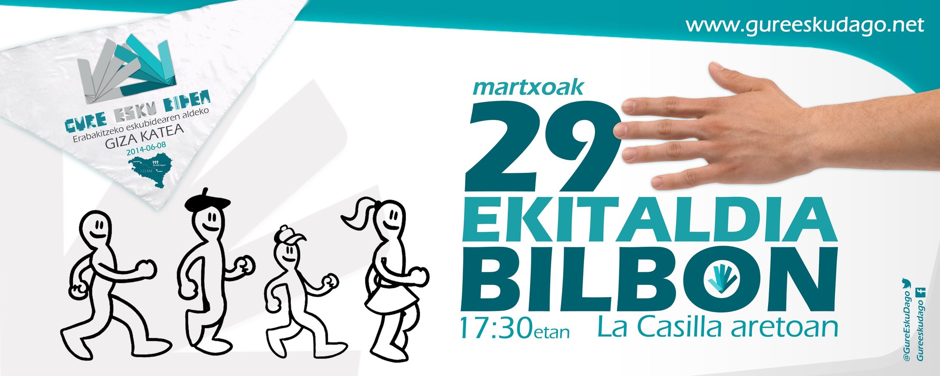 GureEskuBidea arrakastatsua Berrizen be!