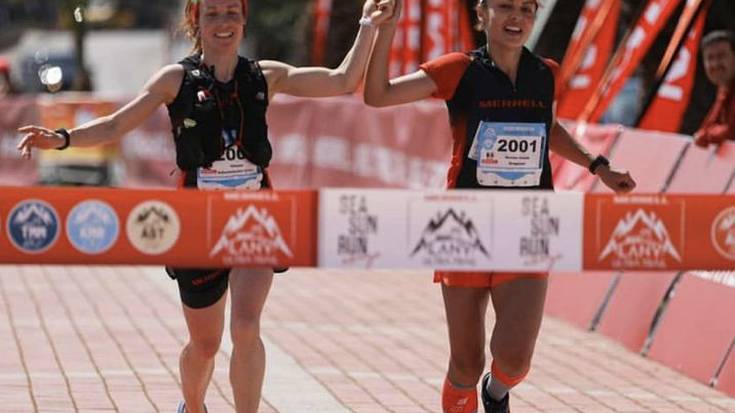 Oihana Azkorbebeitia bigarren Keykubat Mountain Run mendi lasterketan, Turkian