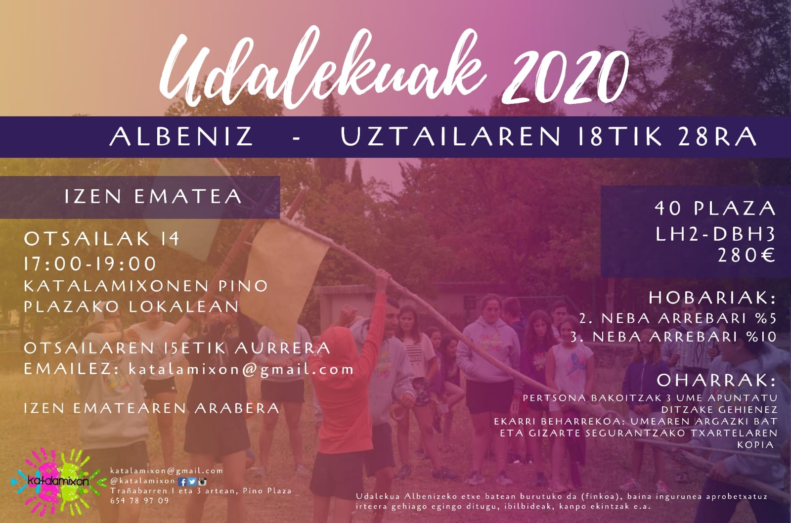 UDALEKU ITXIAK 2020