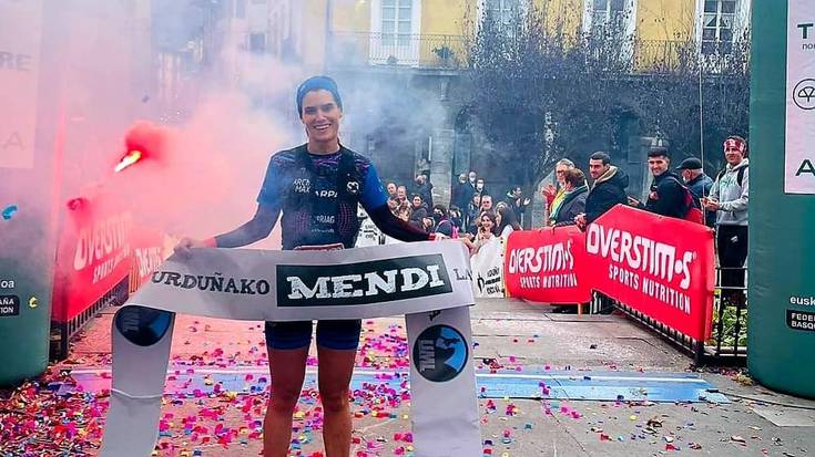 [BIDEOA] Zutoia Odriozola elorriarrak Urduñako mendi lasterketa irabazi du