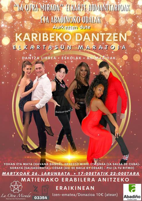 Karibeko dantzen elkartasun maratoia