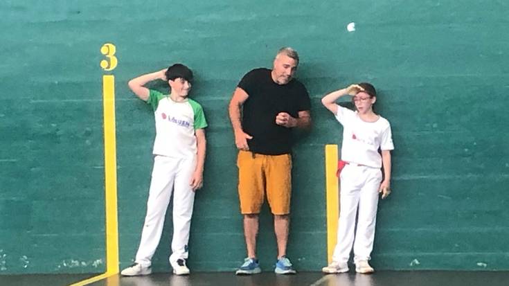 [ARGAZKI GALERIA] Traña-Matienako umeen pilota txapelketa azken txanpan sartu da
