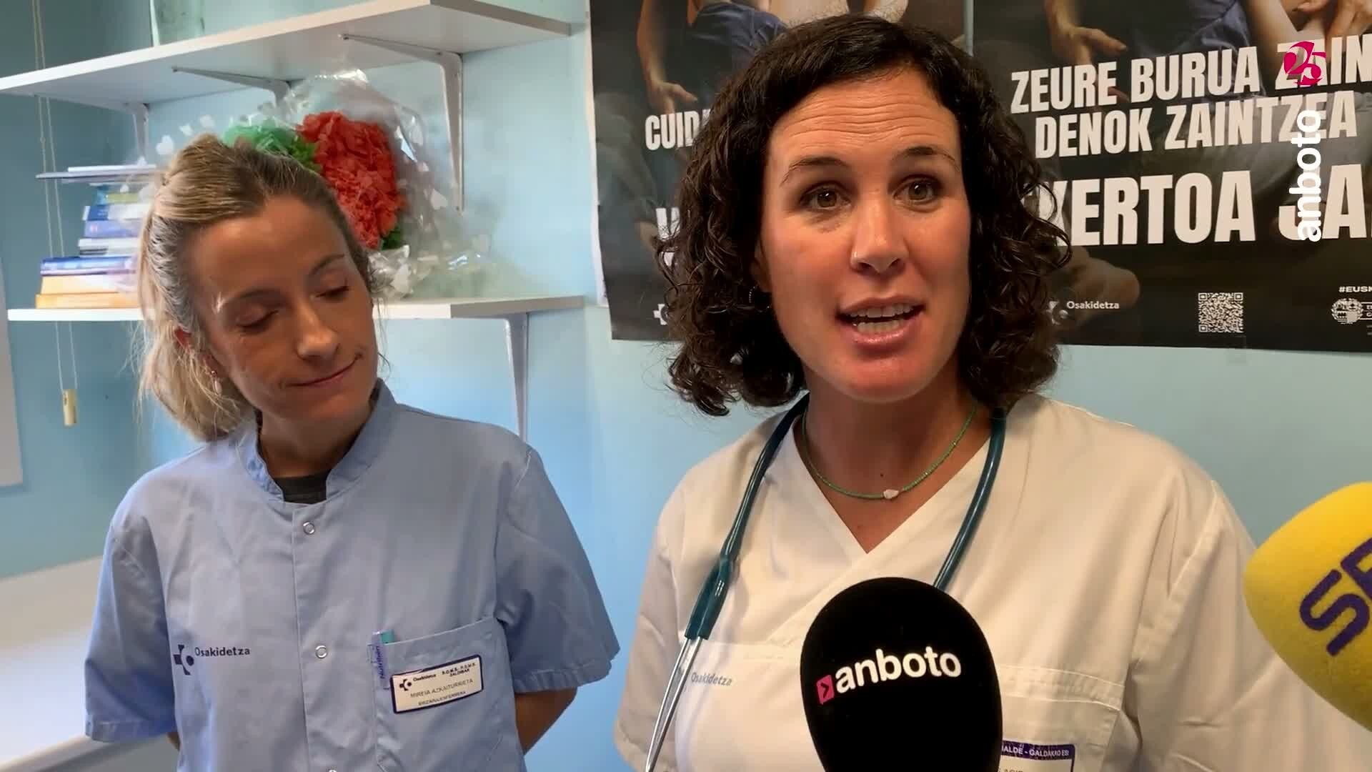 [BIDEOA]: Ume txikiak gripearen kontra txertatzera deitu dute Durangon