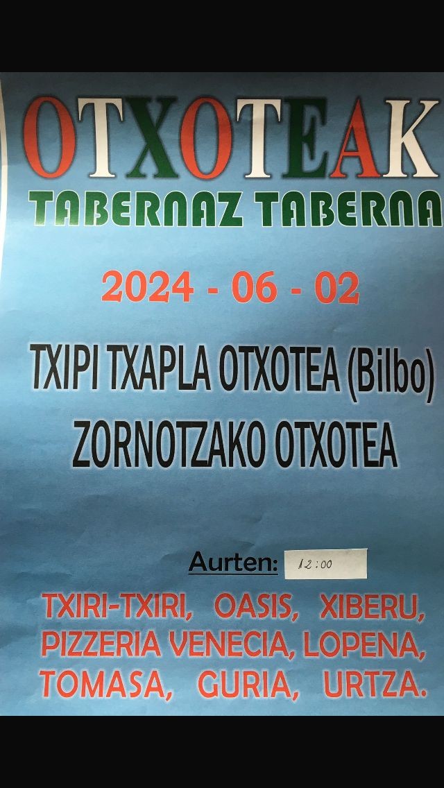 Bilboko Txipli Txapla otxotea gondidatu du Zornotzako otxoteak