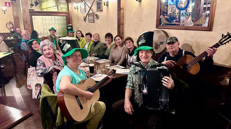 Irlandara joaten ibili barik, St Patrick ospakizuna Abadiñon