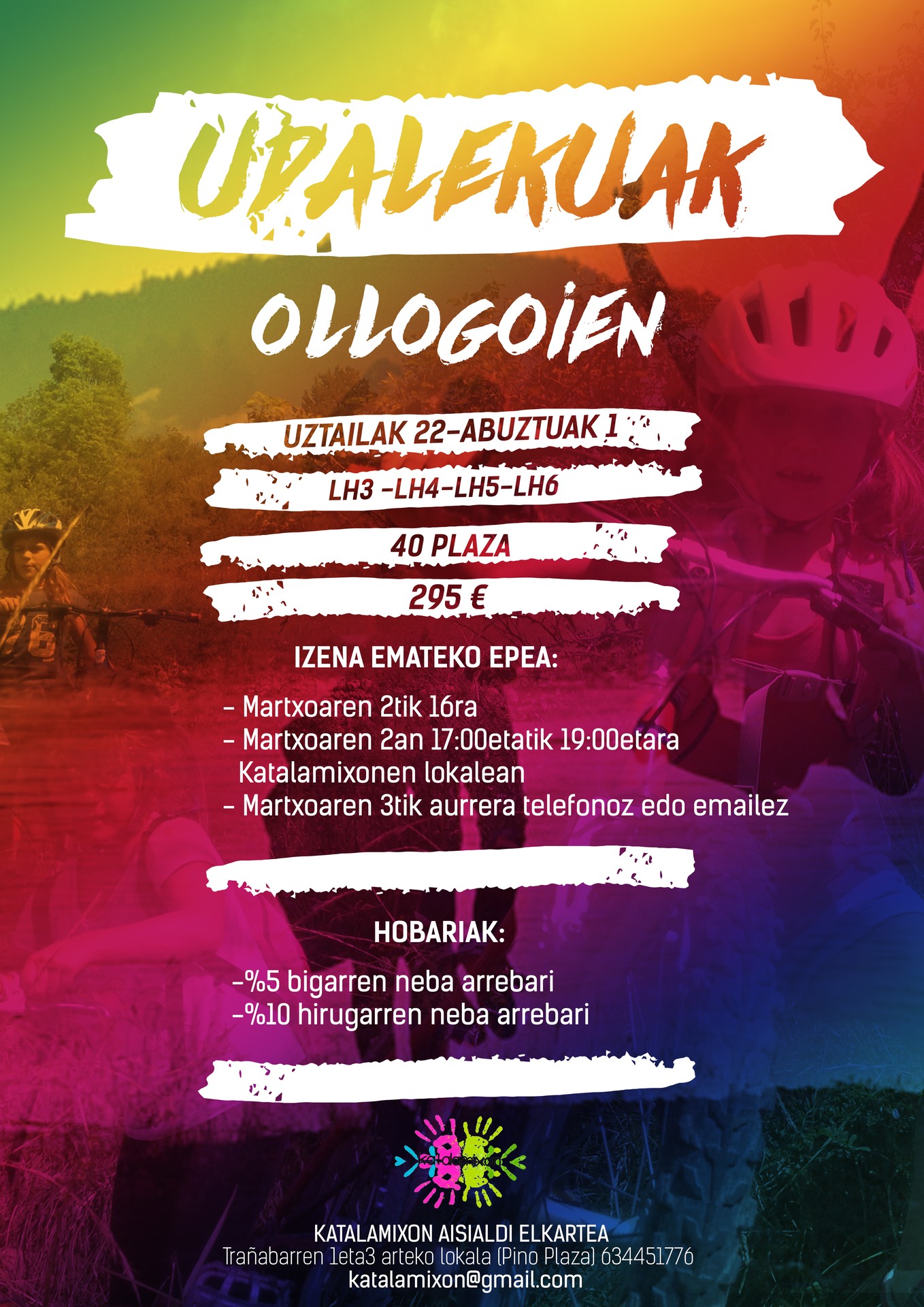 Udaleku itxiak Ollogoienen