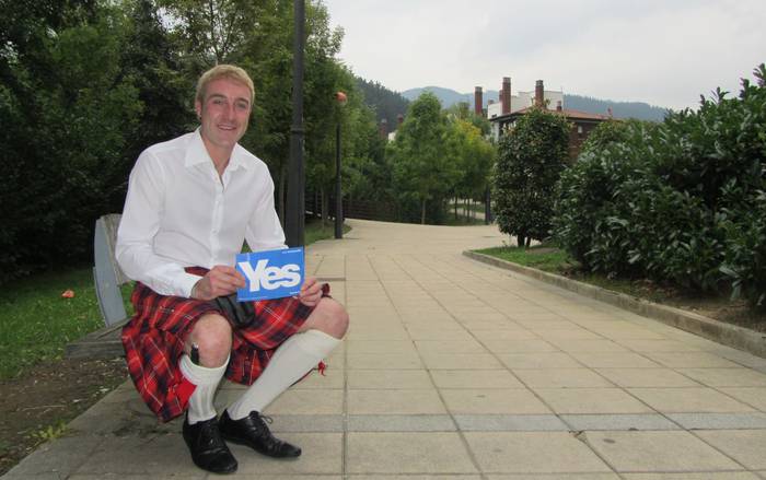 Ross Harper: "Eskoziako erreferendumak pasioa piztu du jendearengan"