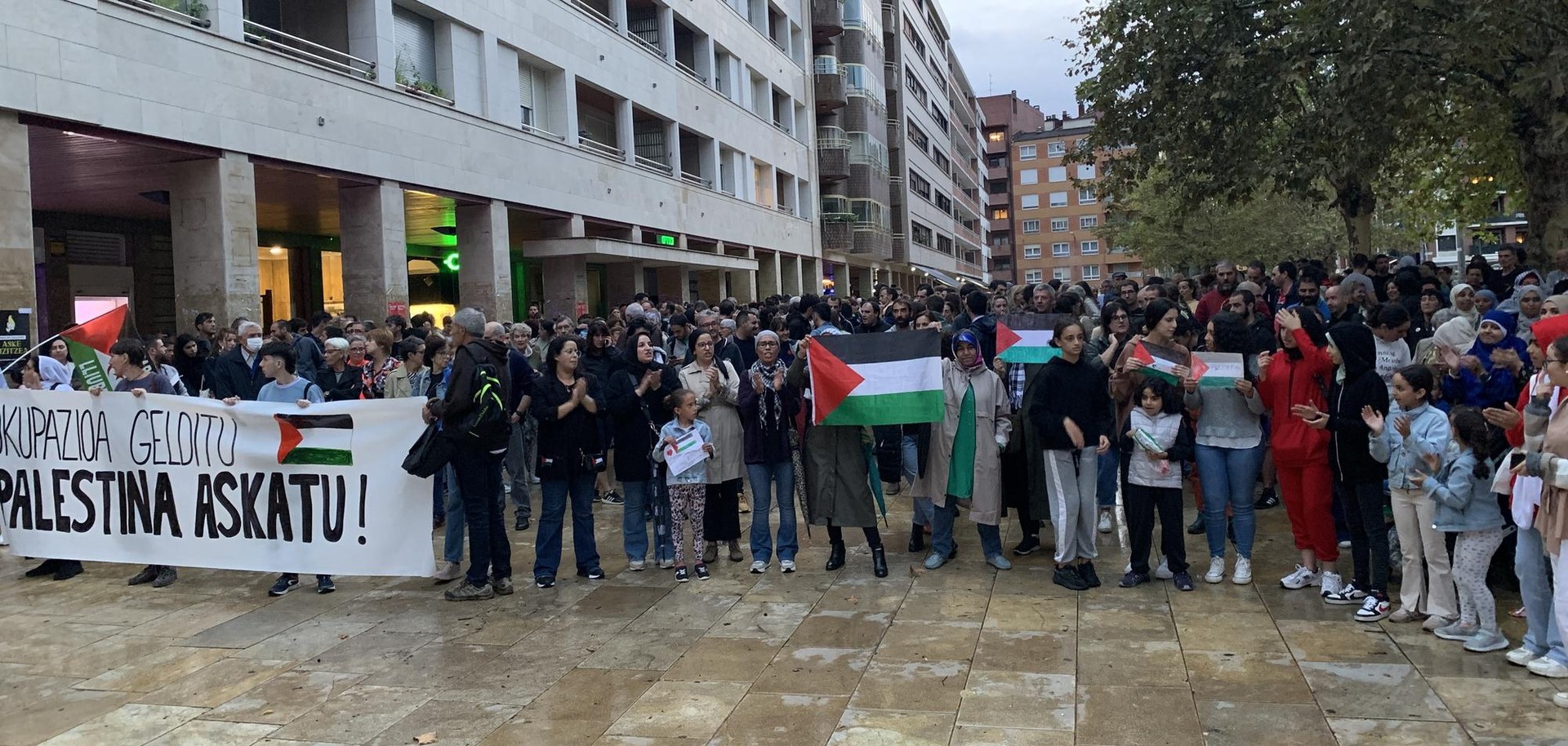 Palestinako sarraskia gelditzea eskatuko dute Durangon