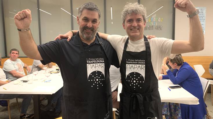 [BIDEOA]: Zigor Gerediagak irabazi du Napar txokoko pintxo-lehia