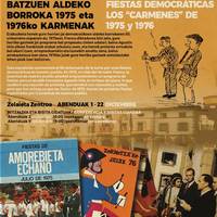 'Jai demokratiko batzuen aldeko borroka 1975-1976 Karmenak'