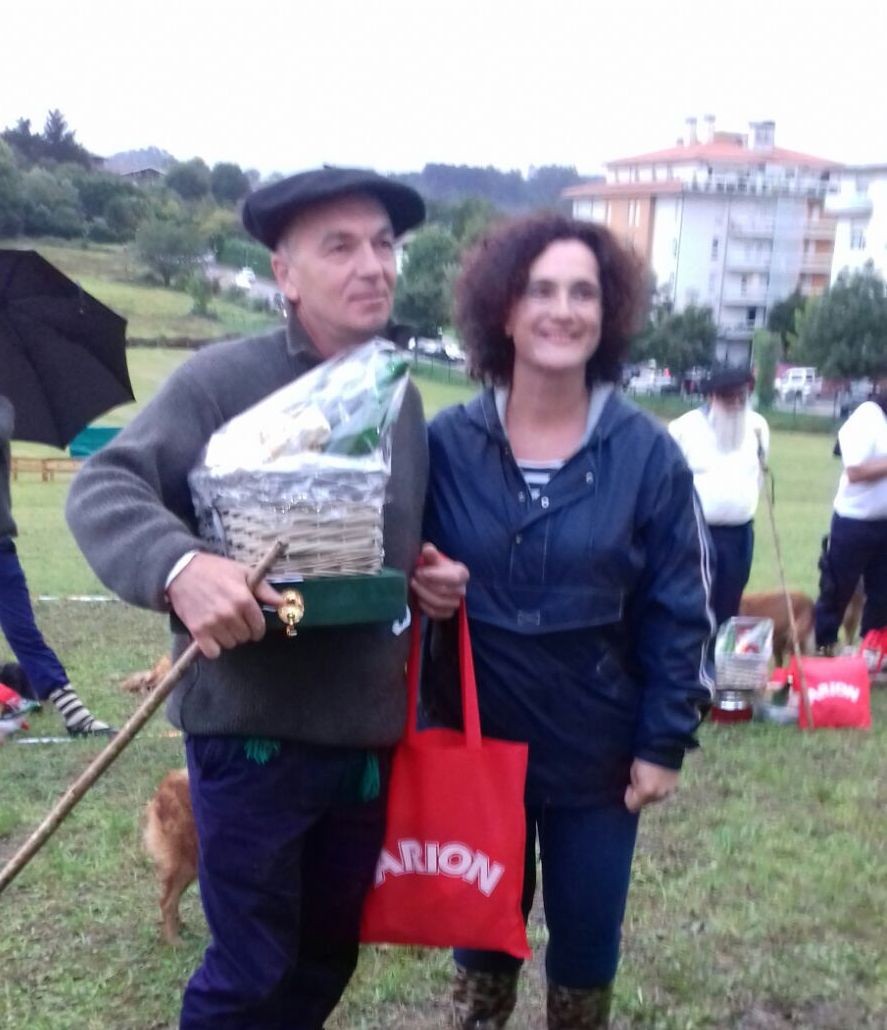 Jose Urien abadiñarra bigarren Mungiako artzain-txakur txapelketan