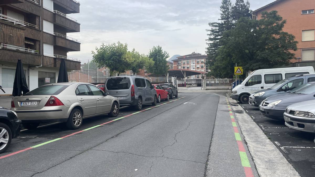 Gaurtik aurrera aparkaleku sistema berria Traña-Matienan