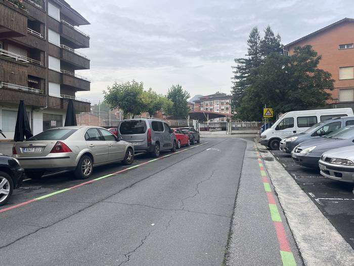 Gaurtik aurrera aparkaleku sistema berria Traña-Matienan