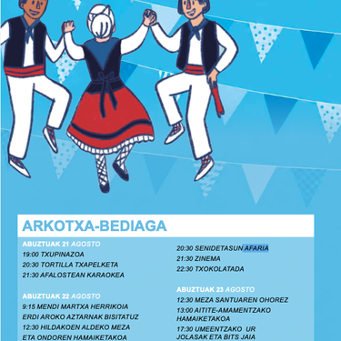 [EGITARAUA] Jai giroan murgiltzeko prest, Zornotzako Arkotxe-Bediaga auzoan