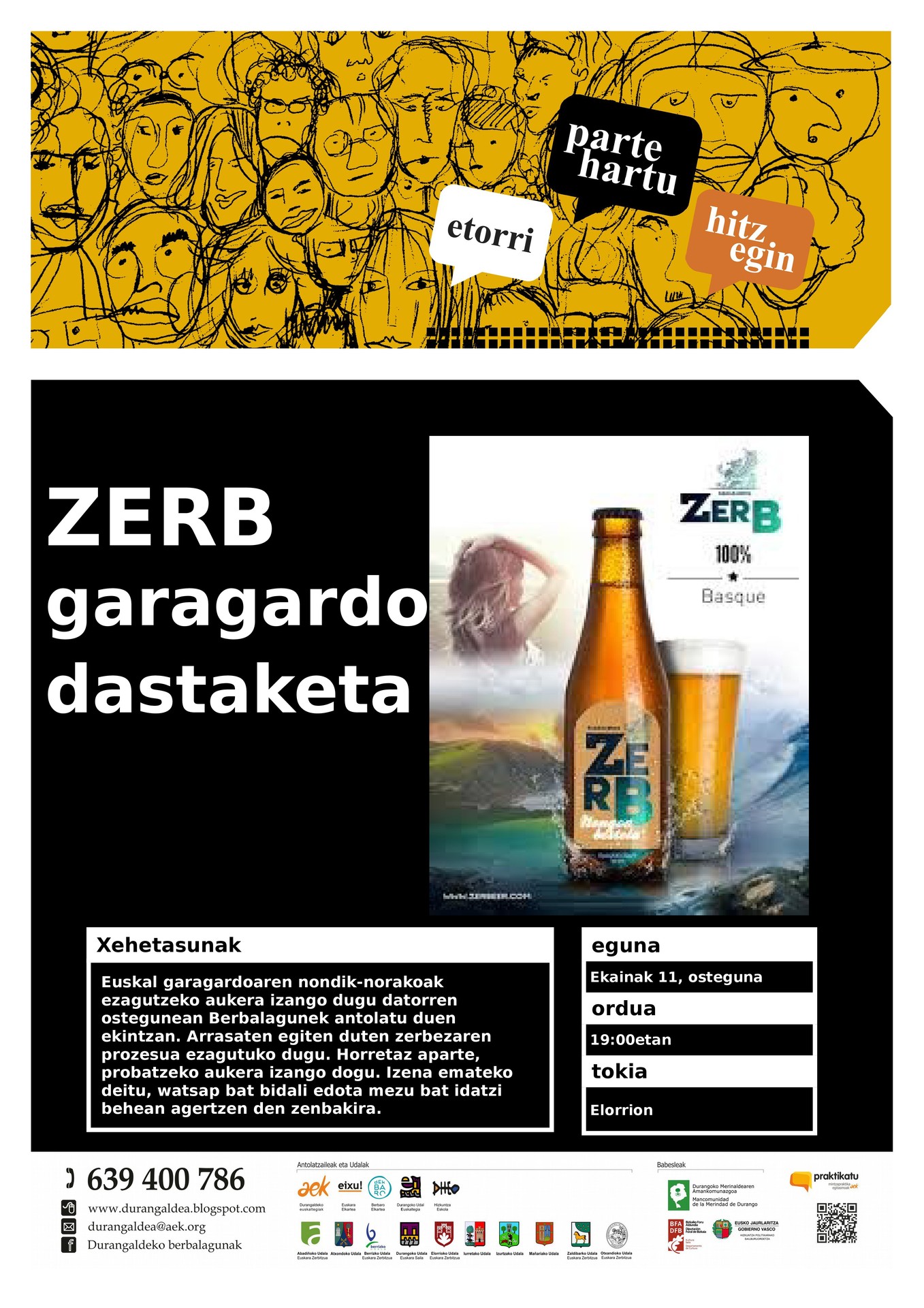 ZERB garagardo dastaketa Elorrion