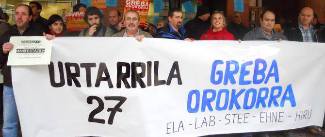 "Erreformaren atzean pentsio publikoaren amaiera eta pribatuaren bultzatzea dago"