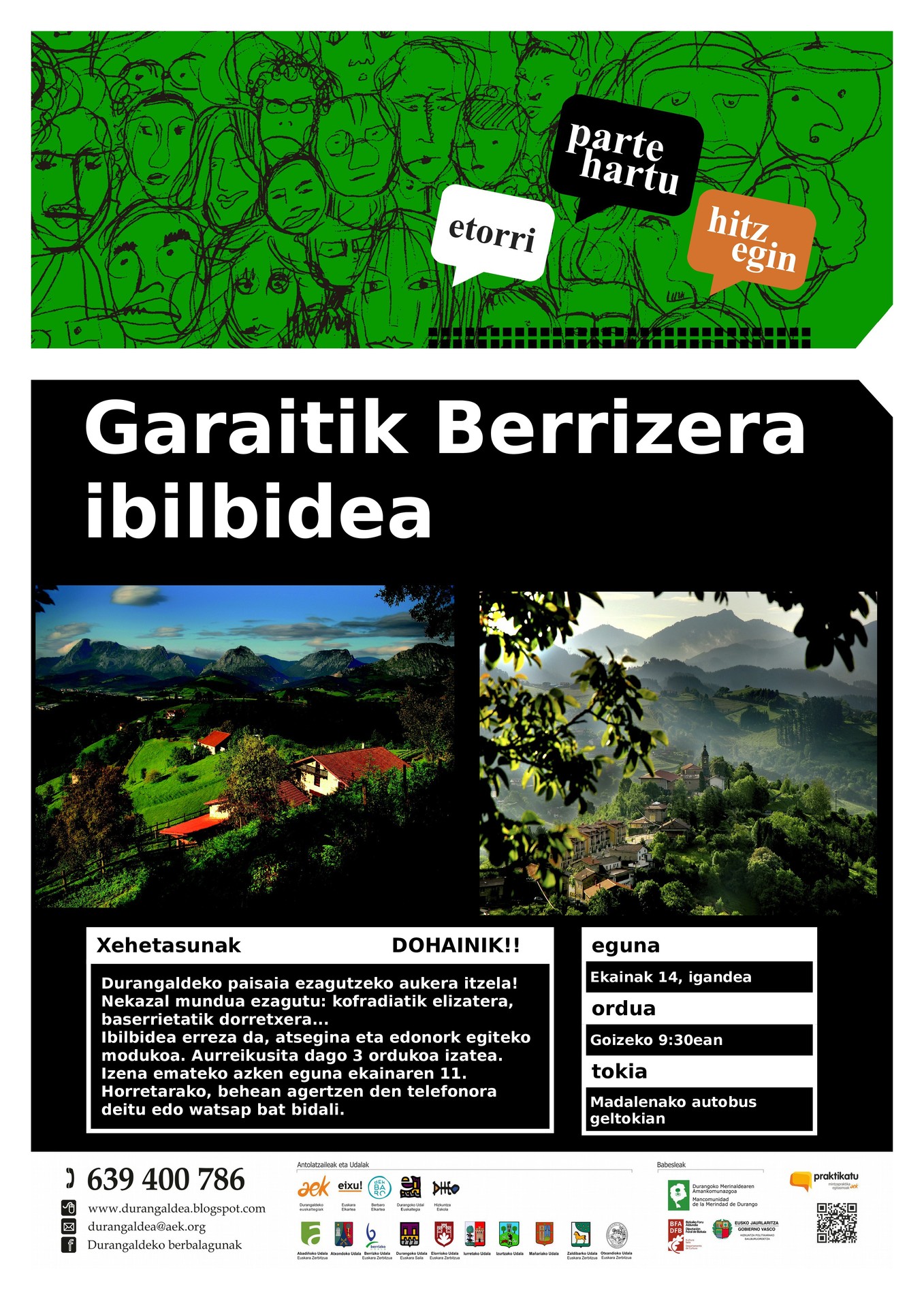 Garaitik Berrizera ibilbidea