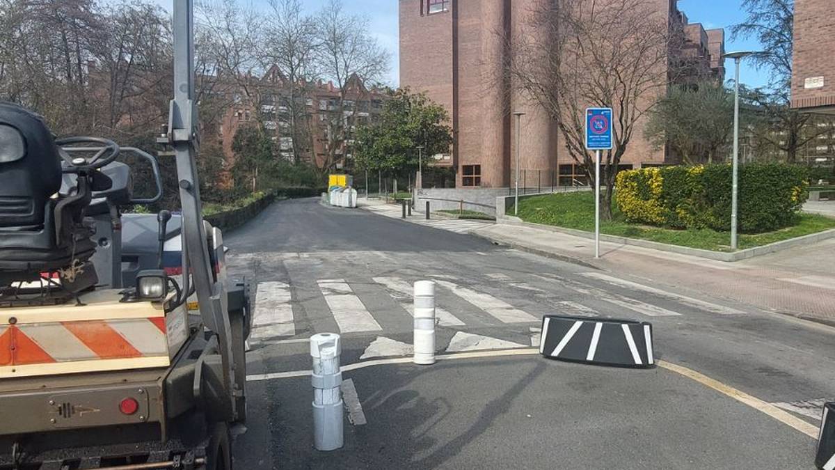 Aldi baterako trafiko-mozketak Landakon, martxoaren 2ko eta 3ko gauetan