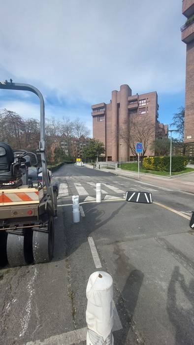 Aldi baterako trafiko-mozketak Landakon, martxoaren 2ko eta 3ko gauetan