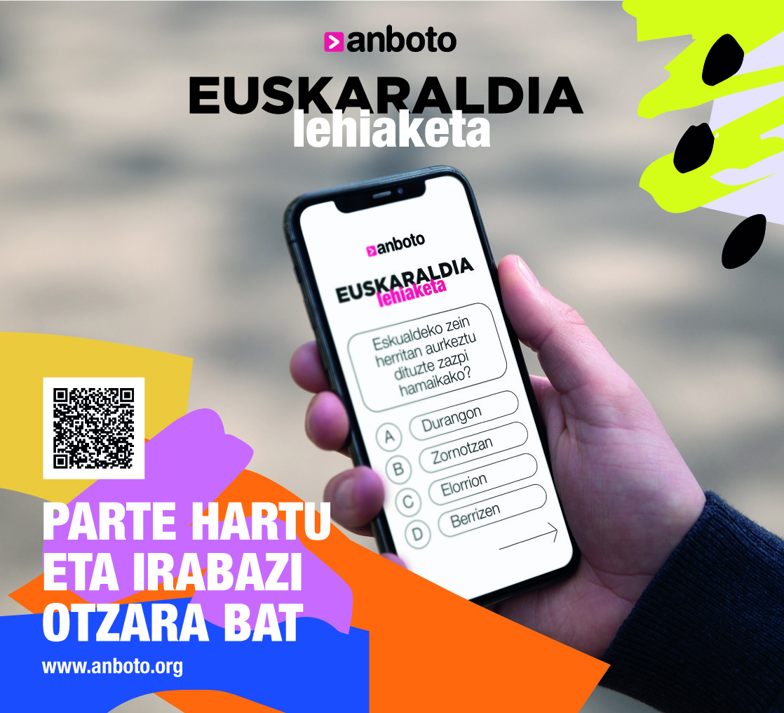 ANBOTOk Euskaraldiko galdera-erantzunen lehiaketa prestatu du