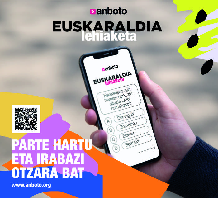 ANBOTOk Euskaraldiko galdera-erantzunen lehiaketa prestatu du