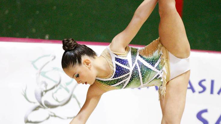Olazarmendi klubeko Jone Alberdi Bizkaiko txapeldun geratu da gimnasia erritmikoan