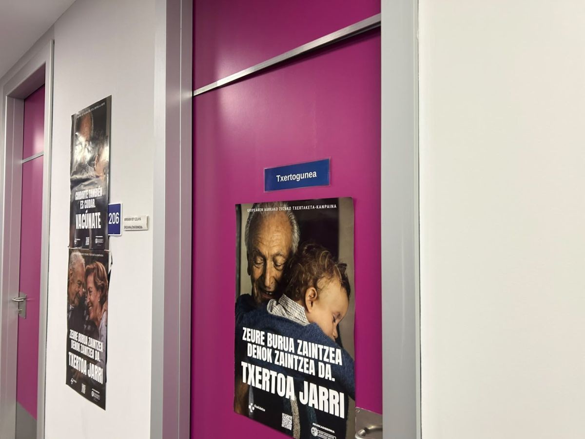 Gripearen aurkako txertatzea indartzeko gunea Zornotzan