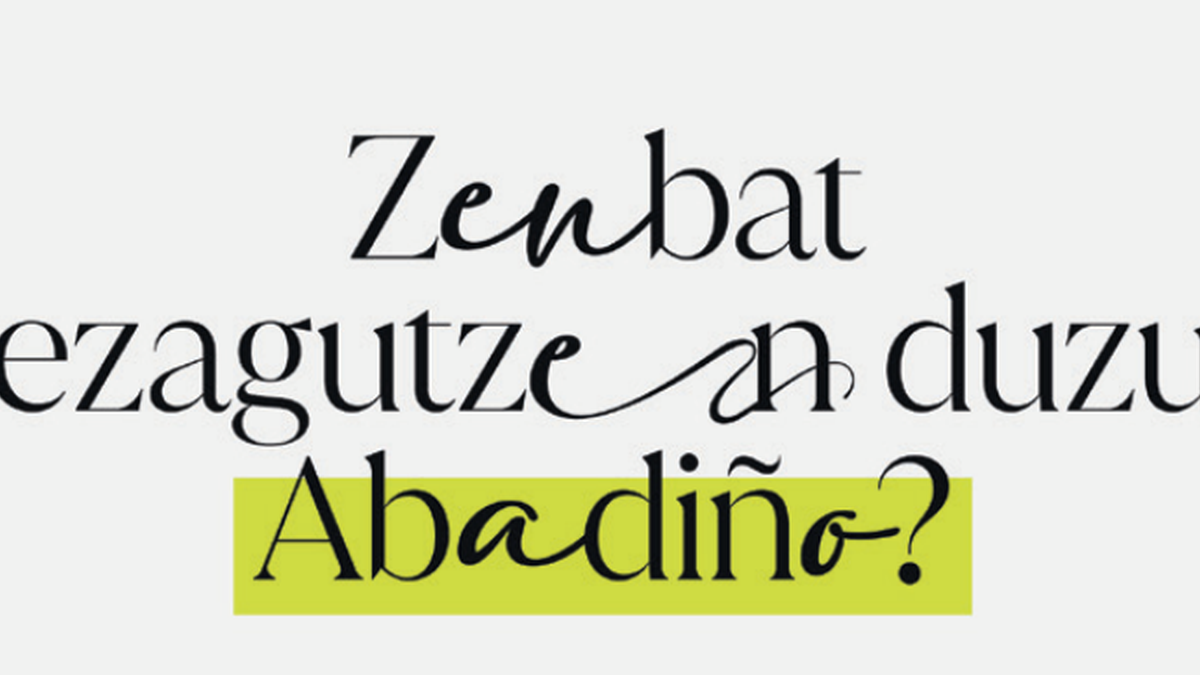 'Zenbat ezagutzen duzu Abadiño?' lehiaketak badu irabazlea