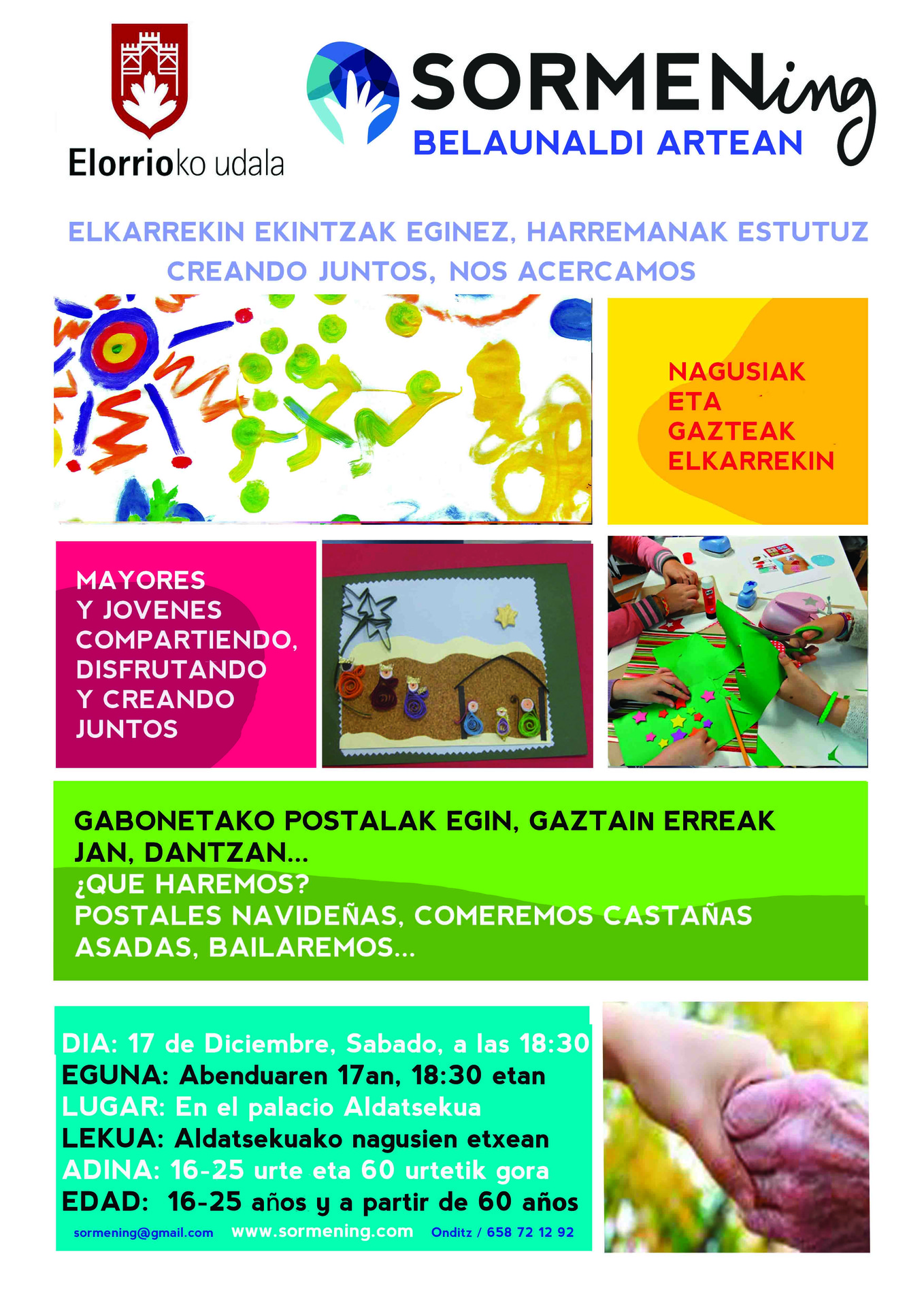 Nagusiak eta gazteak elkarrekin!!