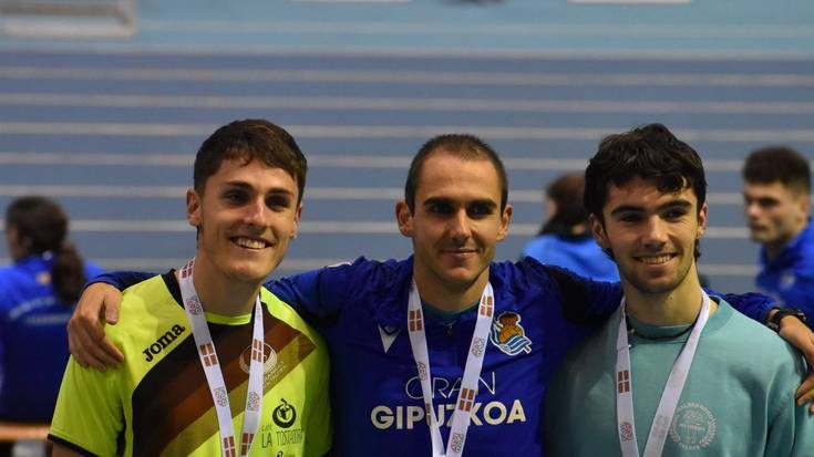 Imanol Aiartzaguena abadiñarrak zilarrezko eta brontzezko domina bana irabazi ditu Euskadiko atletismo txapelketan