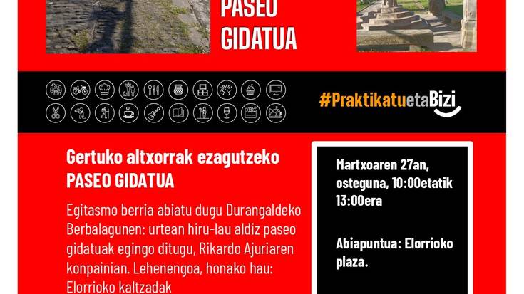 Elorrioko kaltzadak eta bestelako bitxikeria historikoak ezagutzeko bisita gidatua