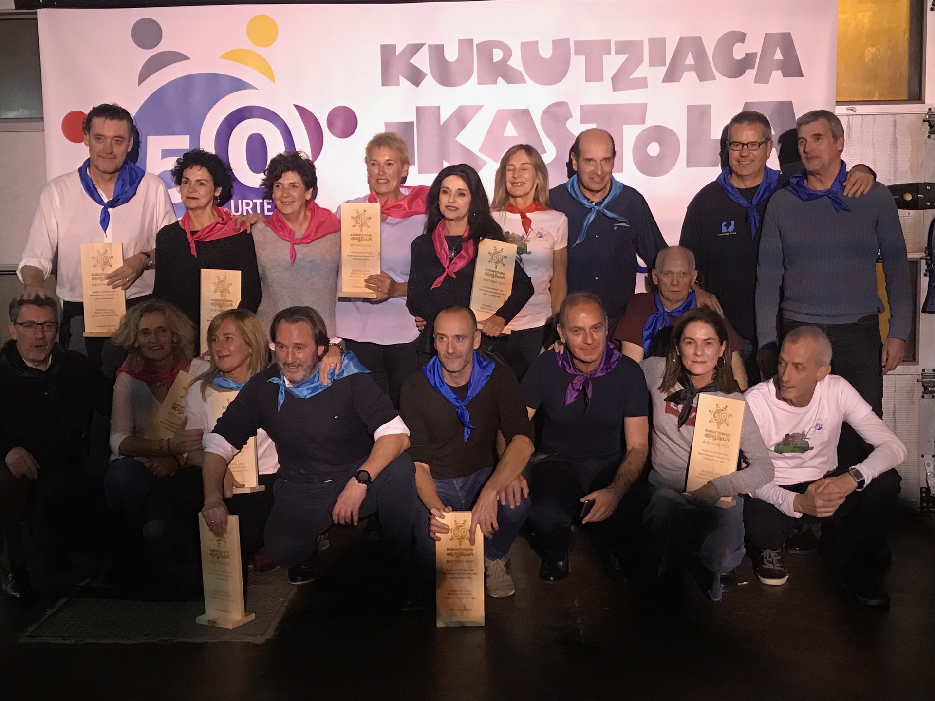 "Eskerrik asko 50. urteurreneko bazkarian omenaldia egin ziguten antolatzaileei"