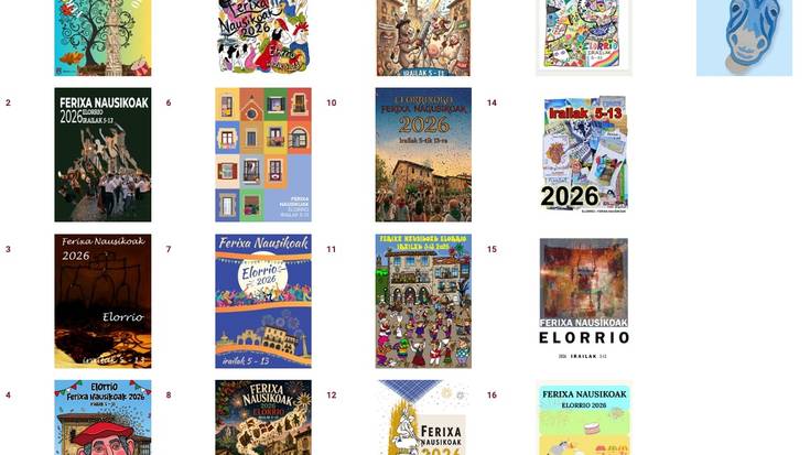 Ferixa Nausiko kartela aukeratzeko bozketa ireki dute Elorrion