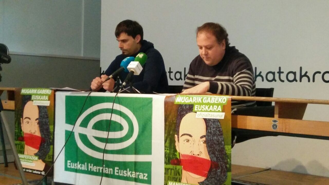 EHEren manifestazio nazionalera joateko autobusa aterako da Durangotik