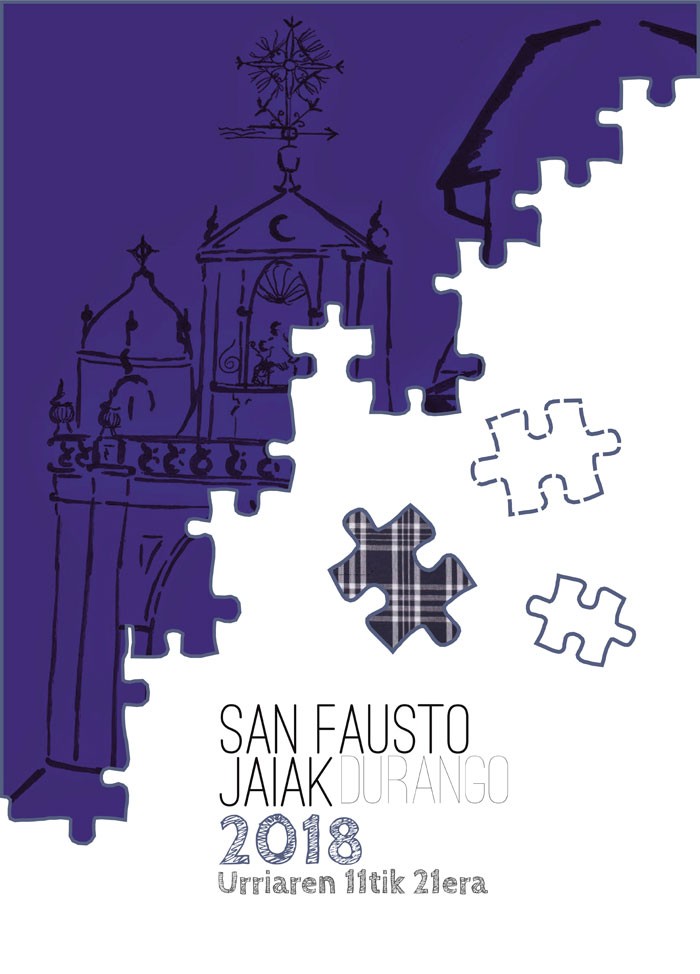 Agueda Larrazabalen puzzleak irabazi du Durangoko jaietako kartel lehiaketa