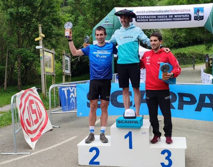 Aitor Ajuria azpitxapeldun Euskadiko Kilometro Bertikalen txapelketan