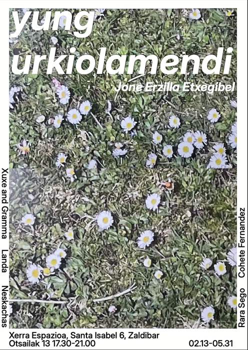 Jone Erzillak 'Yung Urkiolamendi' erakusketa jarriko du ikusgai Zaldibarko Xerran