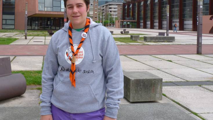 "Lehenengo kanpamentura joan nintzenean, nire lekua hauxe zela konturatu nintzen"