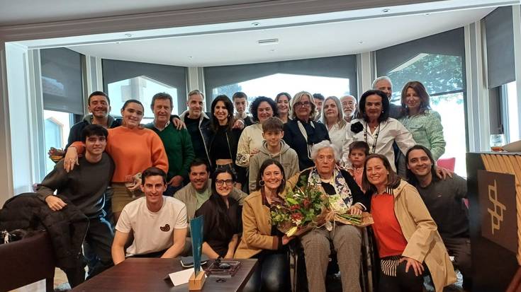 Ines Garcia Revuelta durangarrak 100 urte bete ditu