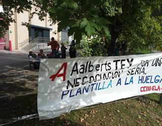 Aalberts Tey enpresan greba hasi dute