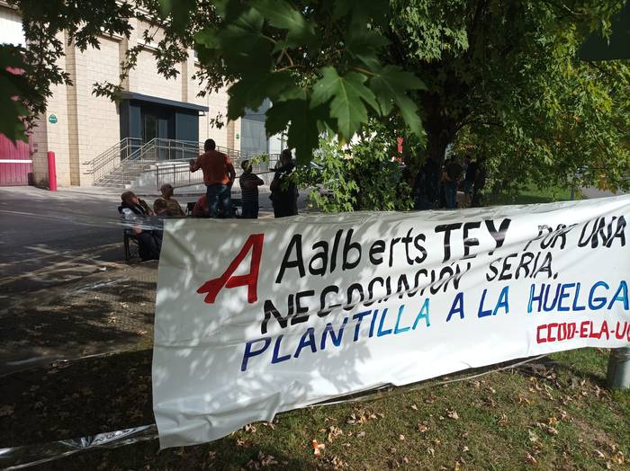 Aalberts Tey enpresan greba hasi dute