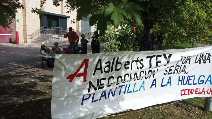 Aalberts Tey enpresan greba hasi dute