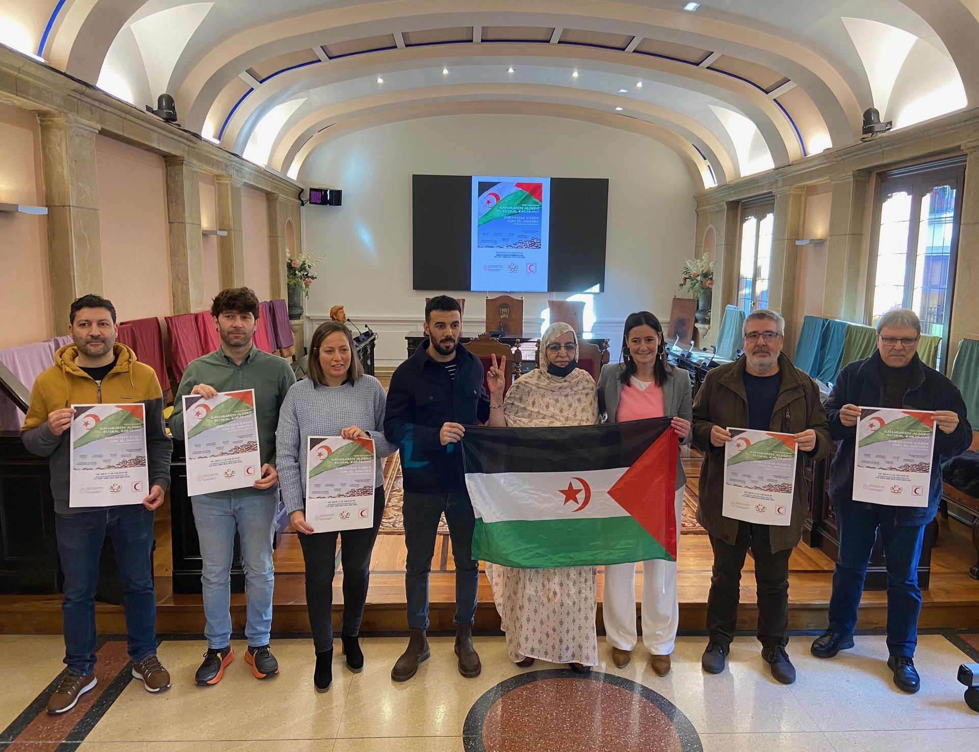 Durango Sahararen aldeko Euskal Karabana Solidarioaren hiriburu