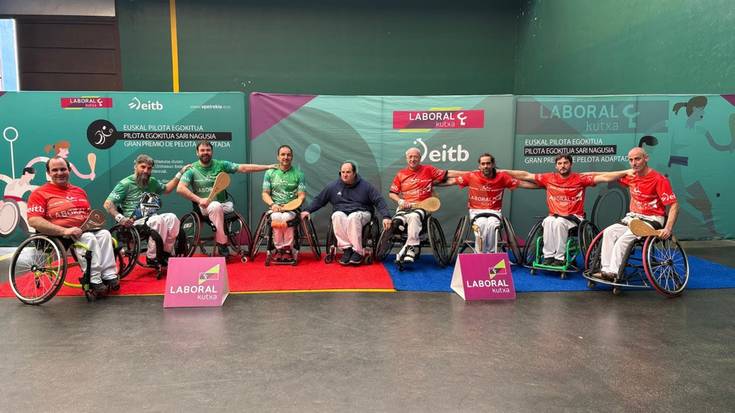 [ARGAZKI GALERIA] Euskal Pilota Egokituko Zirkuituak baditu bere lehen finalistak Mallabiko jardunaldiaren ostean