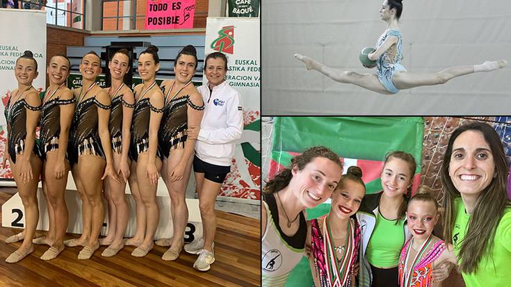 Olazarmendi eta Uztai taldeko gimnastek hainbat domina irabazi dituzte Euskadiko txapelketan