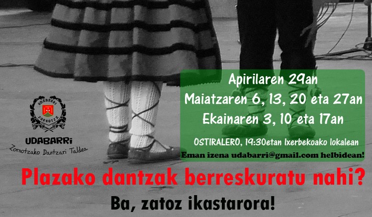 Plazako dantzen ikastaroa